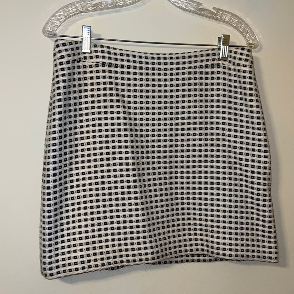 Black and white skirt